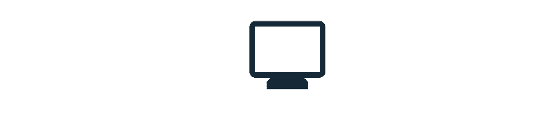 Icon of a computer monitor.